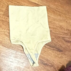 Cream thong shapewear